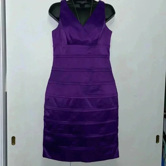 American Living Dresses & Skirts - American Living Purple Satin Dress- 8